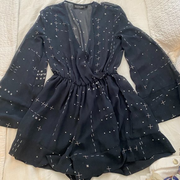 The Fifth Label navy romper with white detail - Picture 1 of 1